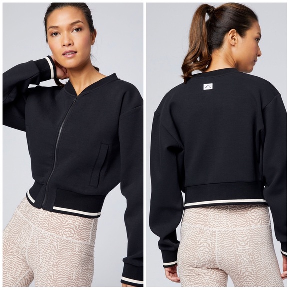 Varley Jackets & Blazers - NWT Varley Cole Athletic Bomber Zip Up Jacket